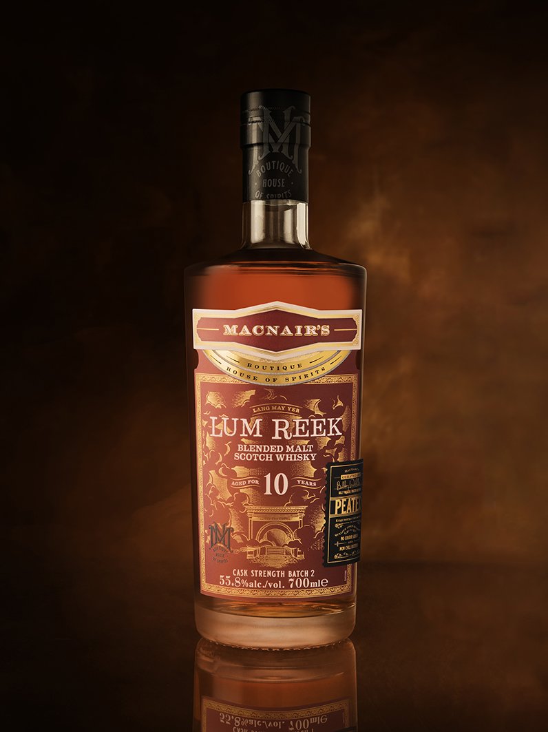 MacNair's Boutique House of Spirits Lum Reek Blended Malt 10-year-old Batch 2 Cask Strength